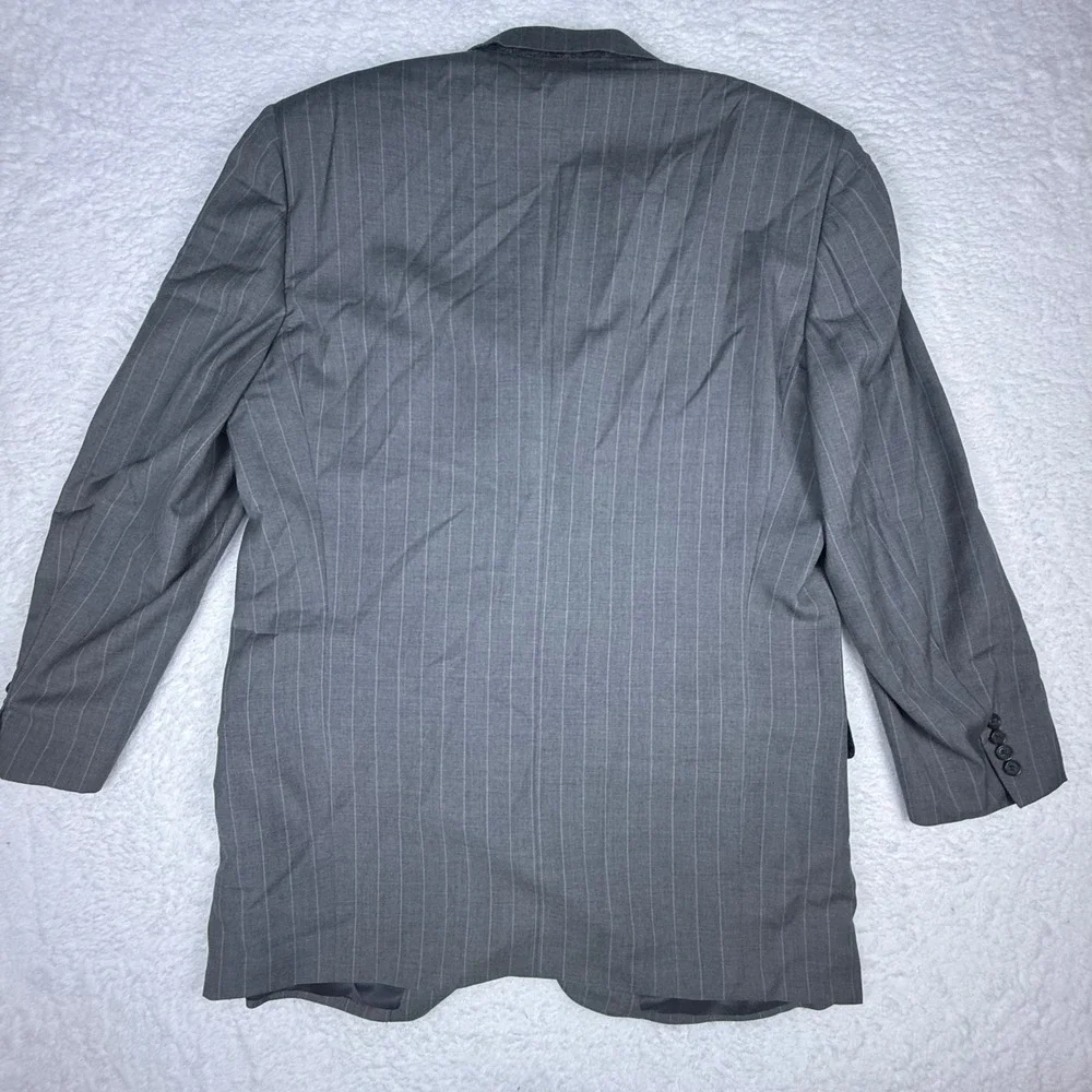 Ermenegildo Zegna Pinstripe Wool Blazer Sport Coat Made in Italy 58L/48L‎ US